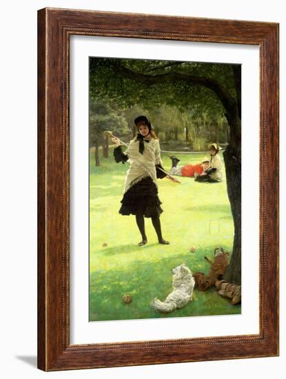 Croquet, circa 1878-James Tissot-Framed Giclee Print