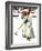 "Croquet" or "Wicket Thoughts" Saturday Evening Post Cover, September 5,1931-Norman Rockwell-Framed Giclee Print