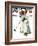 "Croquet" or "Wicket Thoughts" Saturday Evening Post Cover, September 5,1931-Norman Rockwell-Framed Giclee Print