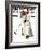 "Croquet" or "Wicket Thoughts" Saturday Evening Post Cover, September 5,1931-Norman Rockwell-Framed Giclee Print