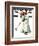 "Croquet" or "Wicket Thoughts" Saturday Evening Post Cover, September 5,1931-Norman Rockwell-Framed Giclee Print