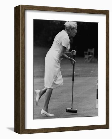 Croquet Tournament, England-Terence Spencer-Framed Photographic Print