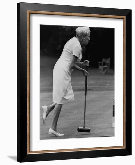 Croquet Tournament, England-Terence Spencer-Framed Photographic Print