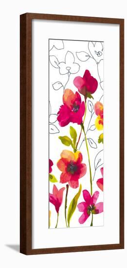 Croquis Floral I-Sandra Jacobs-Framed Giclee Print