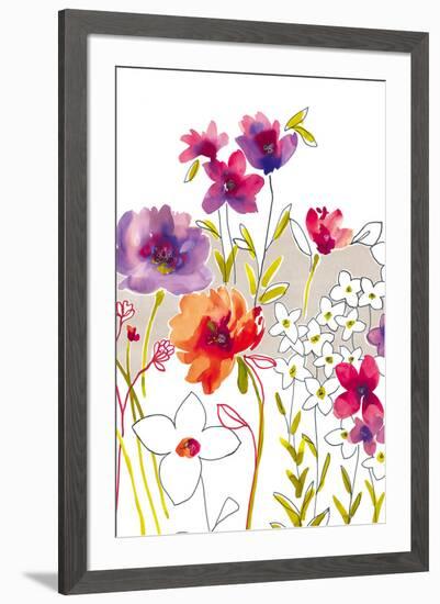 Croquis Floral IV-Sandra Jacobs-Framed Giclee Print