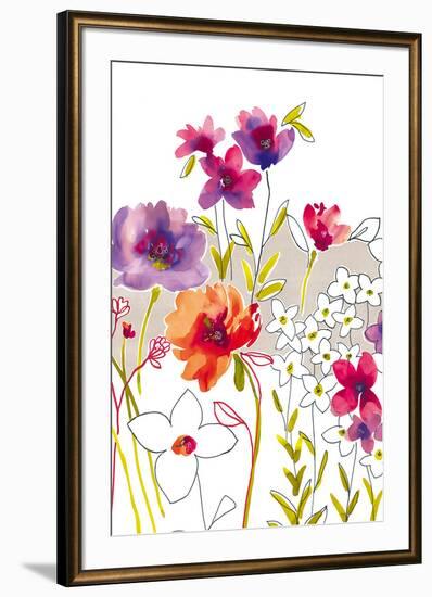 Croquis Floral IV-Sandra Jacobs-Framed Giclee Print