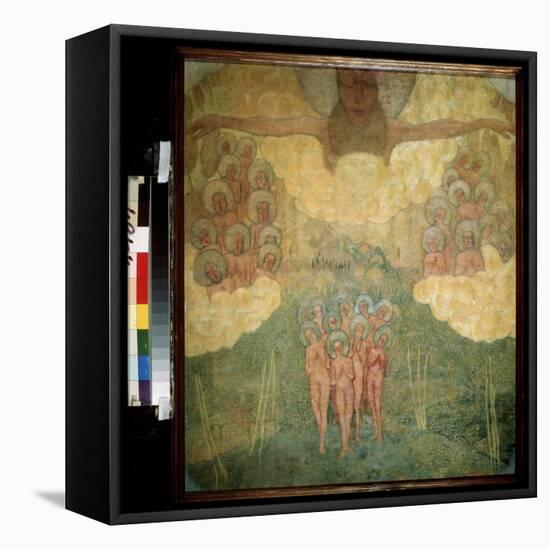 Croquis Pour Une Fresque. La Triomphe Des Cieux. (Sketch for a Fresco Painting. the Triumph of the-Kazimir Severinovich Malevich-Framed Premier Image Canvas