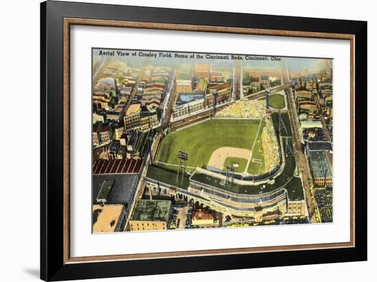 Crosley Field, Cincinnati, Ohio-null-Framed Art Print