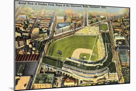 Crosley Field, Cincinnati, Ohio-null-Mounted Art Print