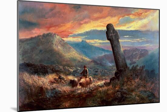 Cross at Chagford-William Widgery-Mounted Giclee Print