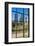 Cross at World Trade Towers Memorial Site for September 11, 2001, New York City, NY-null-Framed Photographic Print