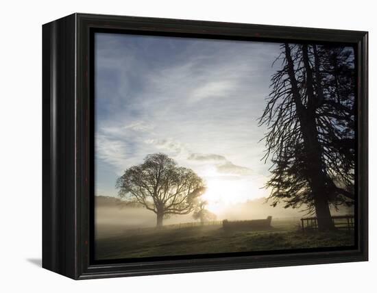 Cross-country course at dawn-AdventureArt-Framed Premier Image Canvas