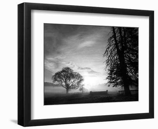 Cross-country course at dawn-AdventureArt-Framed Photographic Print