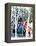 Cross-Country Skiing - Jack & Jill-Beth and Joe Krush-Framed Premier Image Canvas