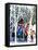 Cross-Country Skiing - Jack & Jill-Beth and Joe Krush-Framed Premier Image Canvas