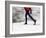 Cross Country Skiing on Spray River Trail, Banff, Alberta-Michele Westmorland-Framed Photographic Print