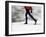 Cross Country Skiing on Spray River Trail, Banff, Alberta-Michele Westmorland-Framed Photographic Print