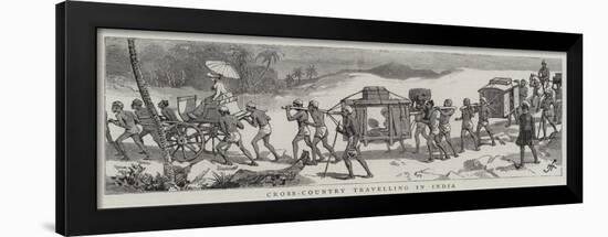 Cross-Country Travelling in India-Harry Hamilton Johnston-Framed Giclee Print
