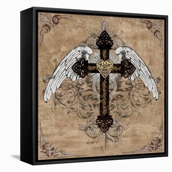 Cross I-Brandon Glover-Framed Stretched Canvas