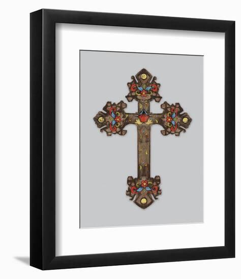 Cross II-Maria Mendez-Framed Art Print