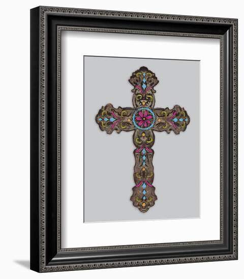 Cross III-Maria Mendez-Framed Art Print