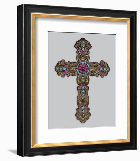 Cross III-Maria Mendez-Framed Art Print