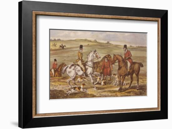 Cross Meeting-Henry Thomas Alken-Framed Art Print