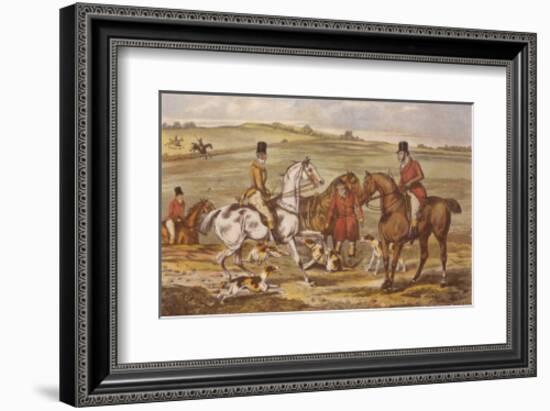 Cross Meeting-Henry Thomas Alken-Framed Art Print