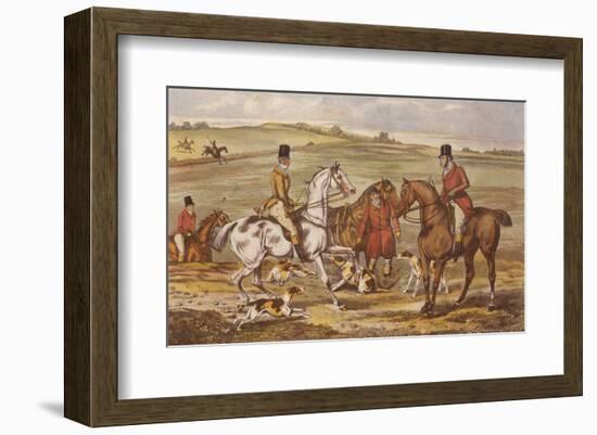 Cross Meeting-Henry Thomas Alken-Framed Art Print