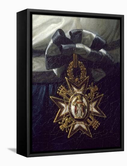Cross of Honor, Detail from Portrait of Maria Luisa of Bourbon-Frank Feller-Framed Premier Image Canvas