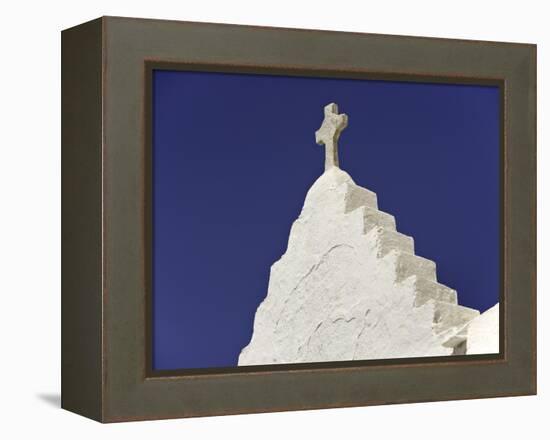 Cross on Top of Gable-Danny Lehman-Framed Premier Image Canvas