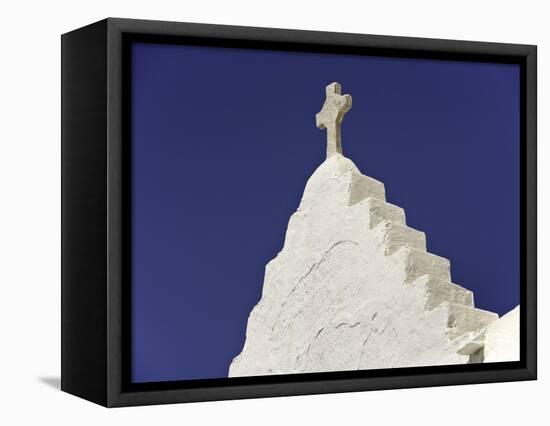 Cross on Top of Gable-Danny Lehman-Framed Premier Image Canvas
