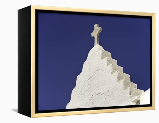 Cross on Top of Gable-Danny Lehman-Framed Premier Image Canvas