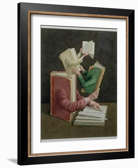 Cross References, 2003-Jonathan Wolstenholme-Framed Giclee Print