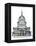 Cross Section, Looking East, of St. Paul's Cathedral-null-Framed Premier Image Canvas