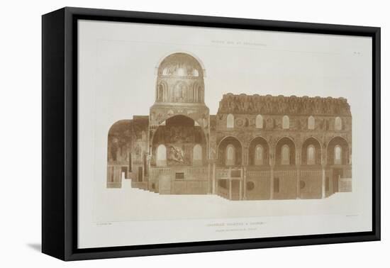 Cross-Section of the Palatine Chapel, Palermo, Sicily-French School-Framed Premier Image Canvas