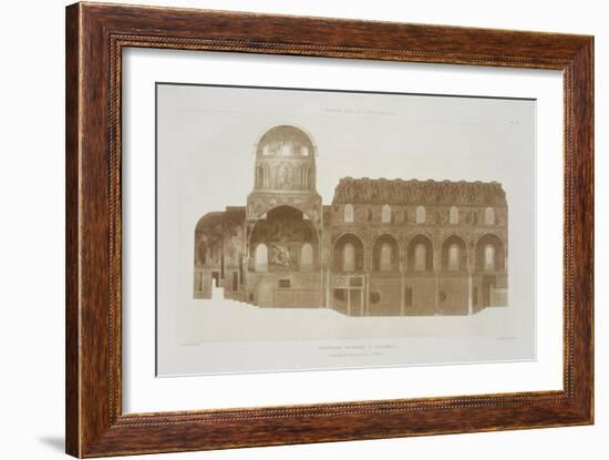 Cross-Section of the Palatine Chapel, Palermo, Sicily-French School-Framed Giclee Print