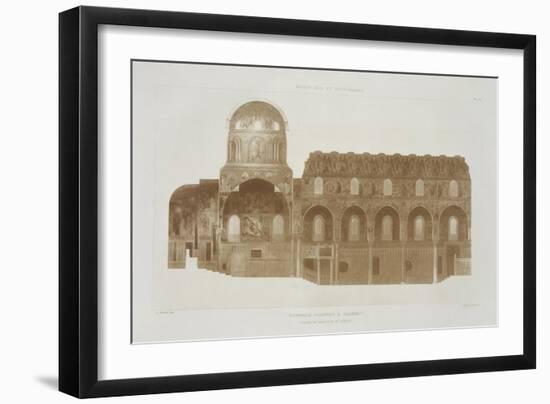 Cross-Section of the Palatine Chapel, Palermo, Sicily-French School-Framed Giclee Print