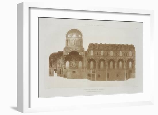 Cross-Section of the Palatine Chapel, Palermo, Sicily-French School-Framed Giclee Print