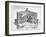 Cross-Section of Villa Caprarola, Bagnaia-Giovanni Battista Falda-Framed Giclee Print