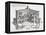 Cross-Section of Villa Caprarola, Bagnaia-Giovanni Battista Falda-Framed Premier Image Canvas