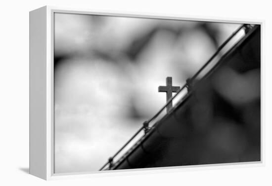 Cross Through The Trees-null-Framed Stretched Canvas