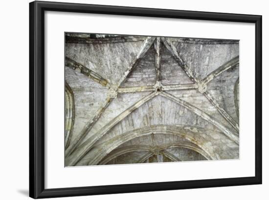 Cross Vaults, Detail from Cloisters of Narbonne Cathedral, Narbonne, Languedoc-Roussillon-null-Framed Giclee Print