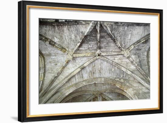 Cross Vaults, Detail from Cloisters of Narbonne Cathedral, Narbonne, Languedoc-Roussillon-null-Framed Giclee Print