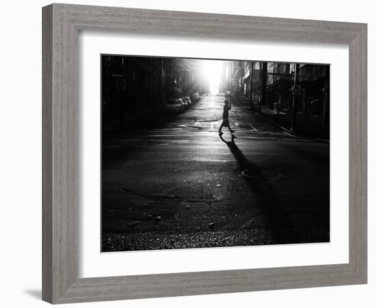 Cross Walking-Sharon Wish-Framed Photographic Print