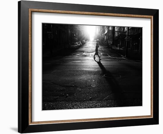 Cross Walking-Sharon Wish-Framed Photographic Print