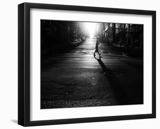 Cross Walking-Sharon Wish-Framed Photographic Print