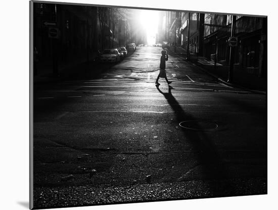 Cross Walking-Sharon Wish-Mounted Photographic Print