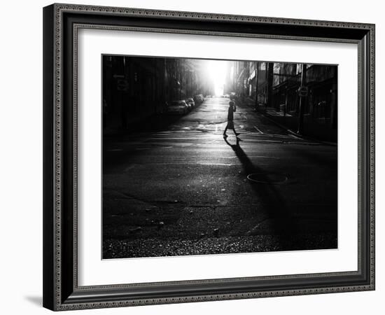 Cross Walking-Sharon Wish-Framed Photographic Print