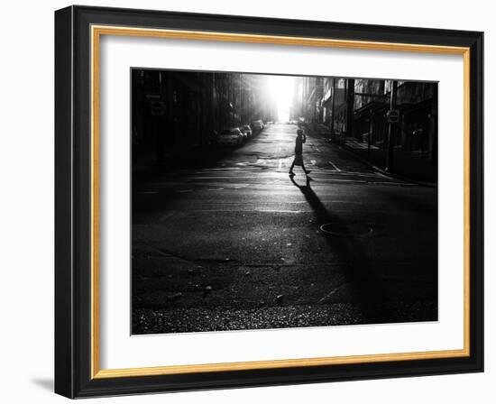 Cross Walking-Sharon Wish-Framed Photographic Print